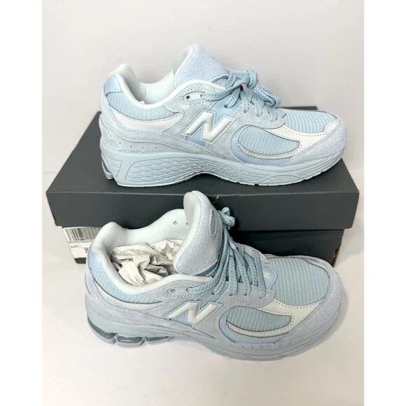 New Balance 2002R Kids Blue Blue Sneakers GC2002CK Size US 6Y / EU 38.5 New - Picture 1 of 9